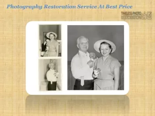 Photography Restoration Service At Best Price