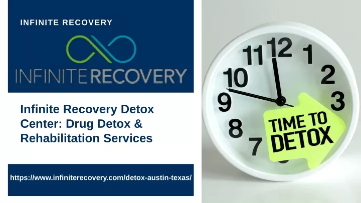 infinite recovery detox center drug detox