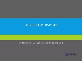 boxes for display