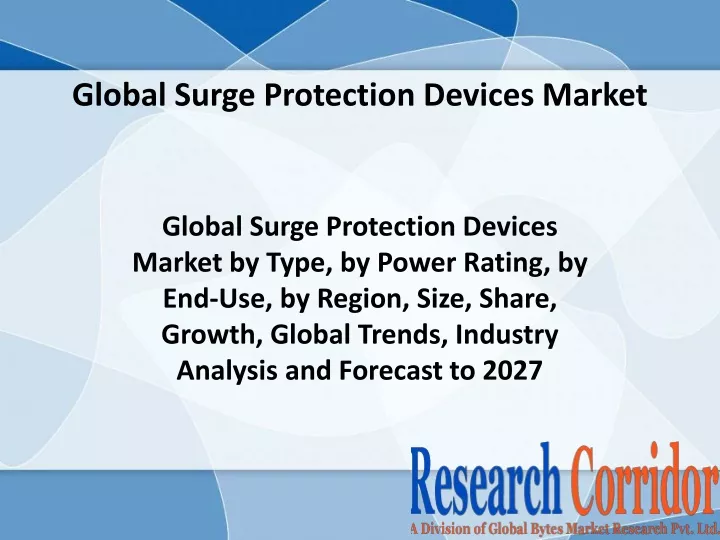 global surge protection devices market