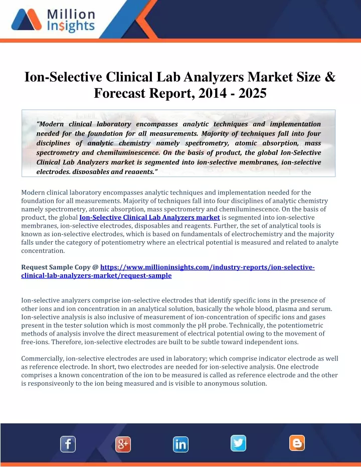 ion selective clinical lab analyzers market size