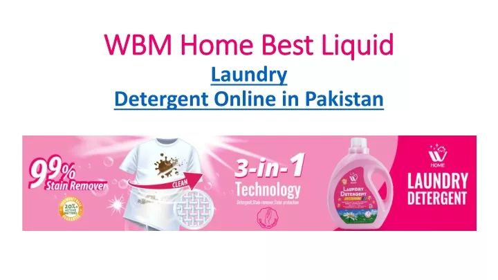 wbm home best liquid laundry detergent online in pakistan