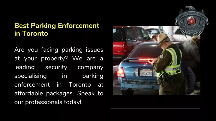 best parking enforcement in toronto