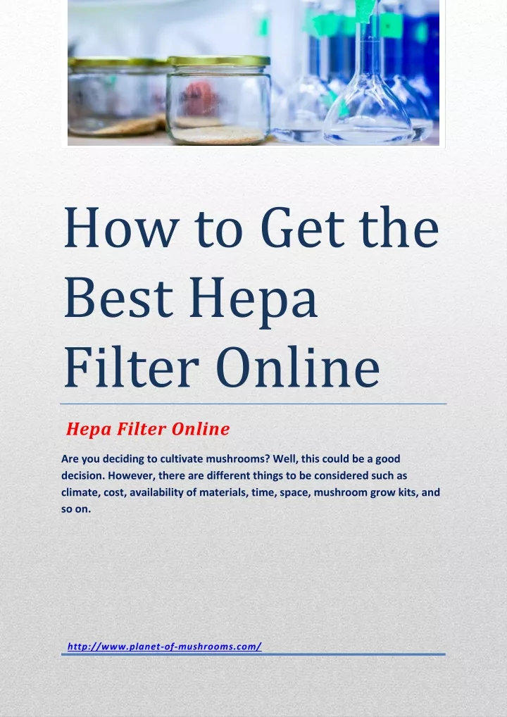 how to get the best hepa filter online