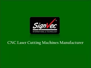 cnc laser cutting machines manufacturer