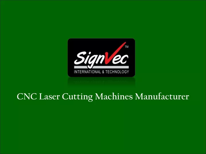 cnc laser cutting machines manufacturer