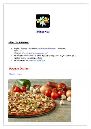 yanchep pizza offers and discounts