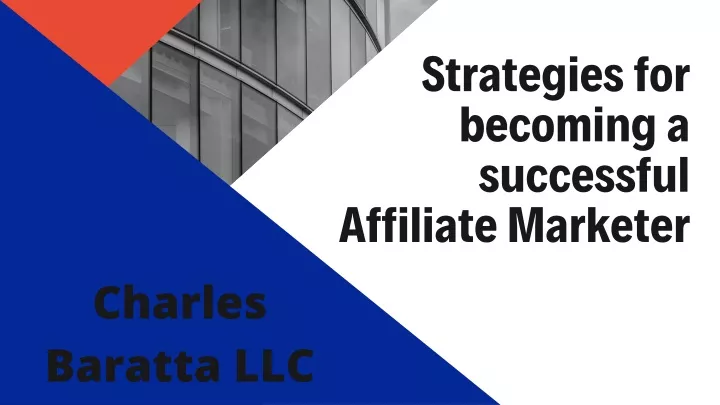 strategies for becoming a successful affiliate