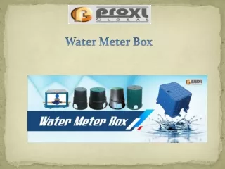 water meter box