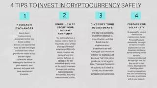 4 Tips to Invest in Cryptocurrency Safely