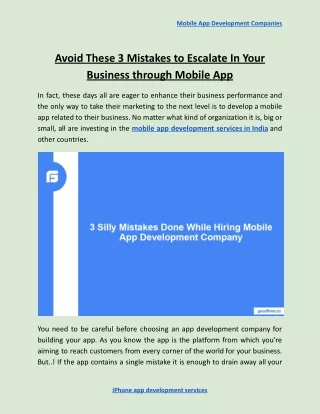 mobile app development companies