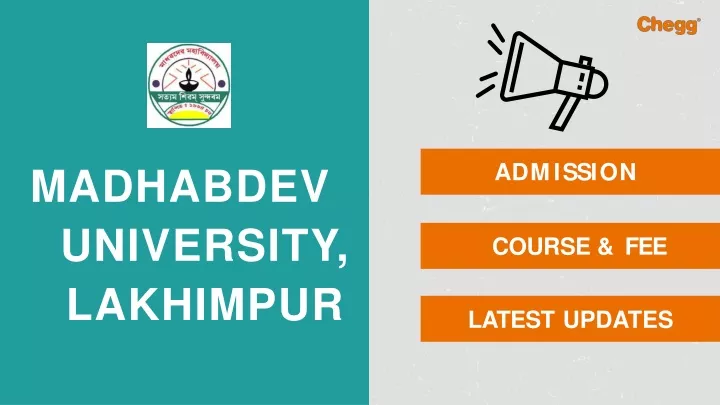 madhabdev university lakhimpur
