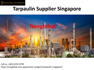 Tarpaulin Supplier Singapore