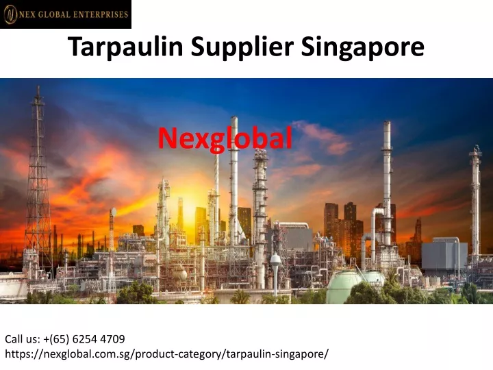 tarpaulin supplier singapore