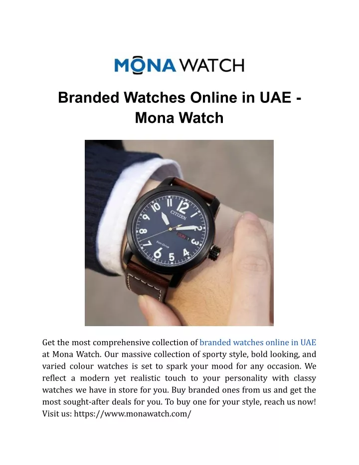 branded watches online in uae mona watch