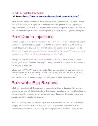 is ivf a painful process pdf source https