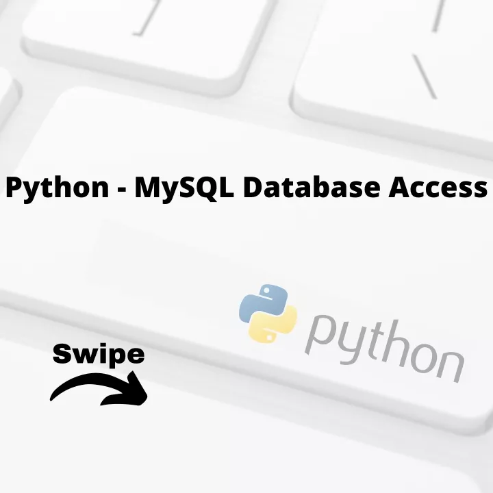 python mysql database access