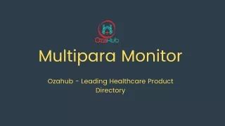 Multipara monitor Manufacturers, Suppliers & Dealers in India