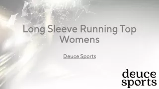 Long Sleeve Running Top Womens