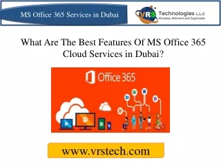 ms office 365 services in dubai