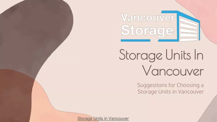 storage units in vancouver