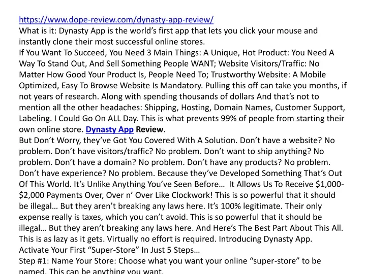 https www dope review com dynasty app review what