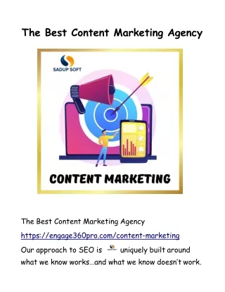 The Best Content Marketing Agency