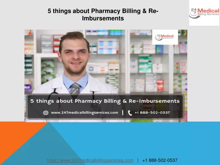 5 things about pharmacy billing re imbursements