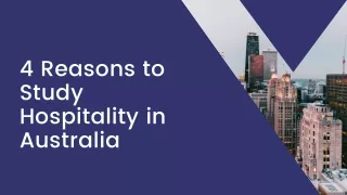 David Antico Explains 4 Reasons to Study Hospitality in Australia