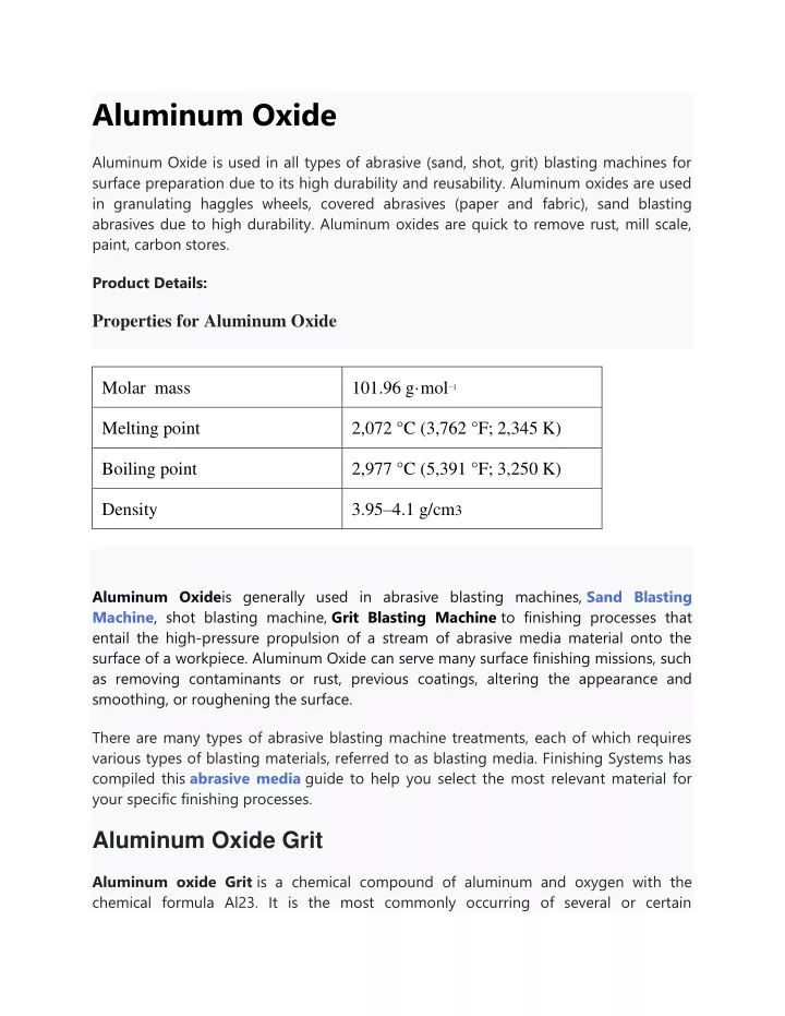 aluminum oxide