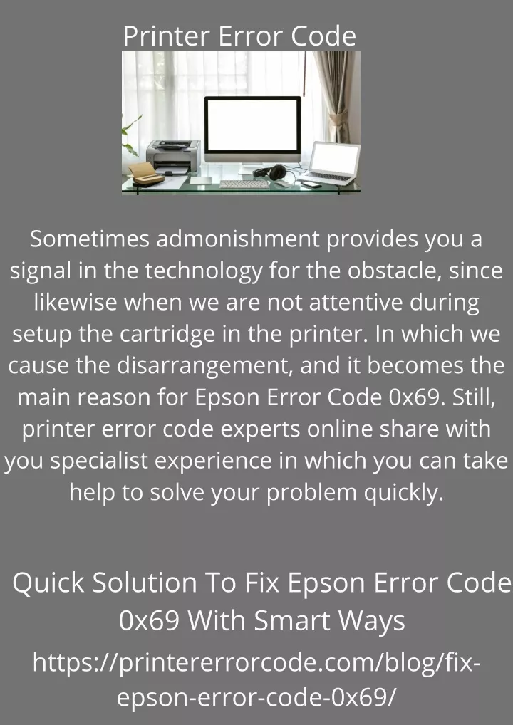 printer error code