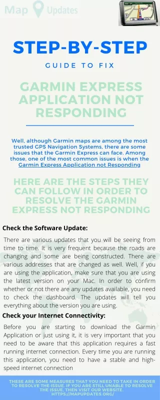 Step By Step Guide to Fix Garmin Express Application Not Responding