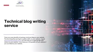 Technical blog writing service