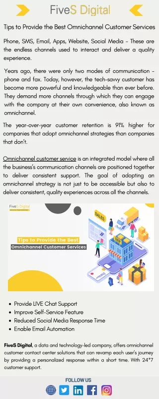 tips to provide the best omnichannel customer