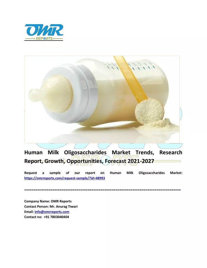 human milk oligosaccharides market trends