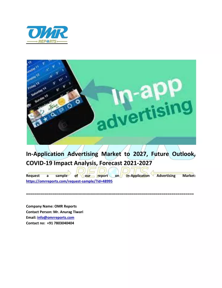 in application advertising market to 2027 future