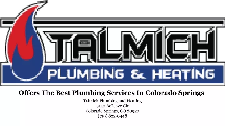 offers the best plumbing services in colorado