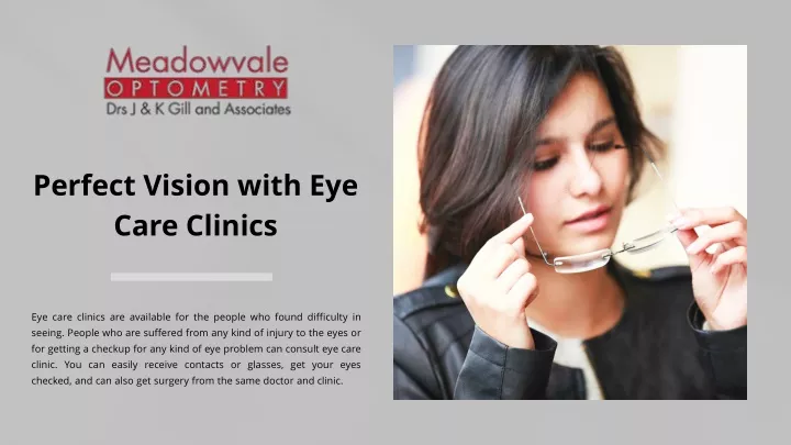 perfect vision with eye care clinics
