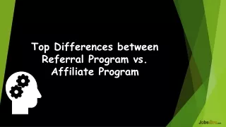 Top Differences between referral program vs affiliate program