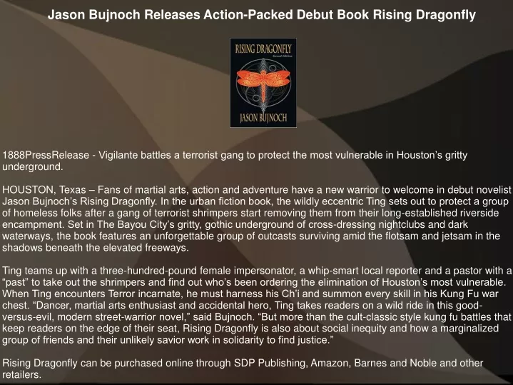 jason bujnoch releases action packed debut book