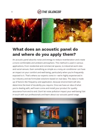 Acoustic Panel