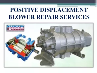 POSITIVE DISPLACEMENT BLOWER REPAIR SERVICES