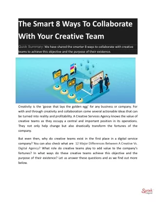 the smart 8 ways to collaborate with your