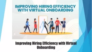 Improving Hiring Efficiency with Virtual Onboarding