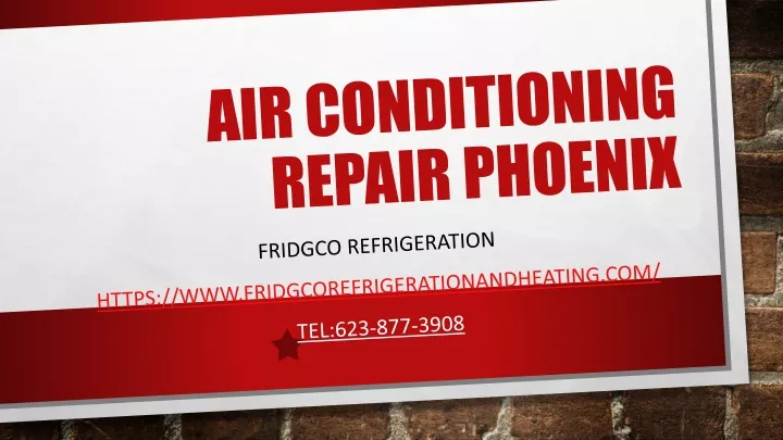 air conditioning repair phoenix