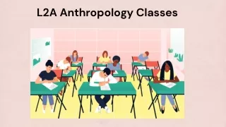 L2A Anthropology Classes