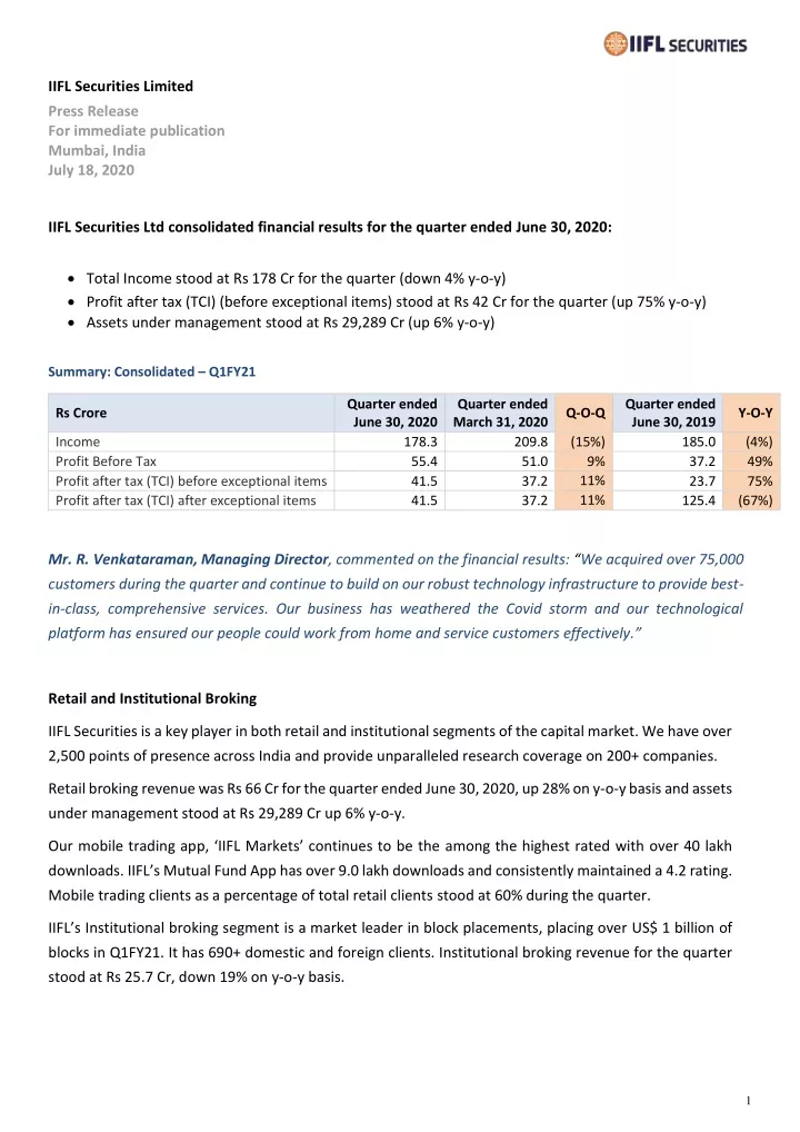 iifl securities limited