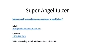 super angel juicer