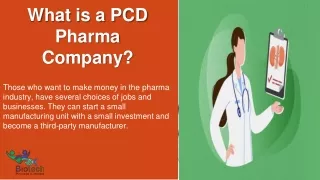 What is a PCD Pharma Company?