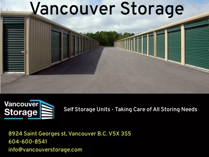 vancouver storage